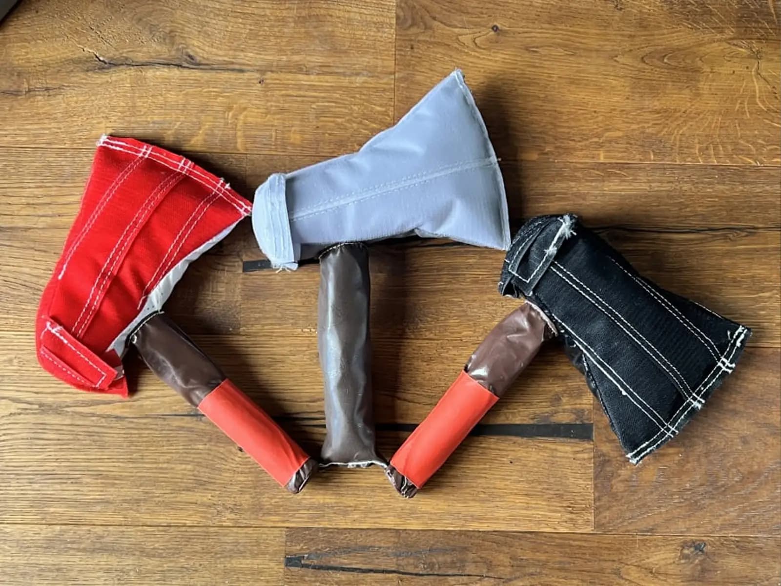 Six Extra Velcro Axes