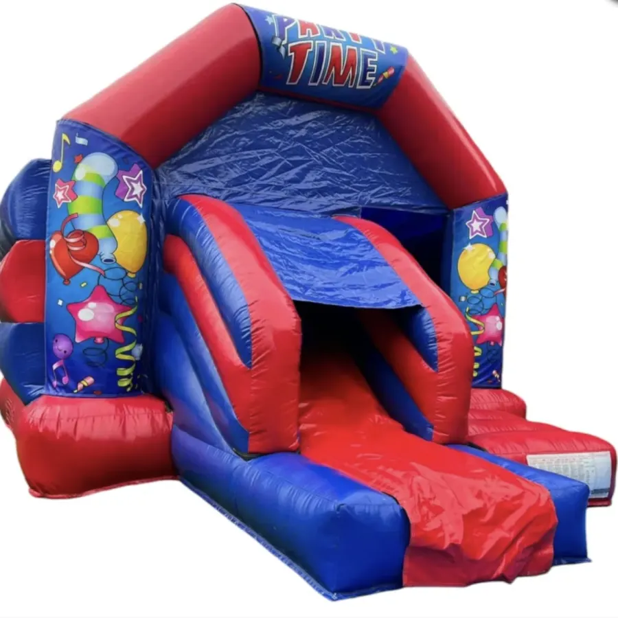 Combi Disco Castle Red & Blue action shot 3