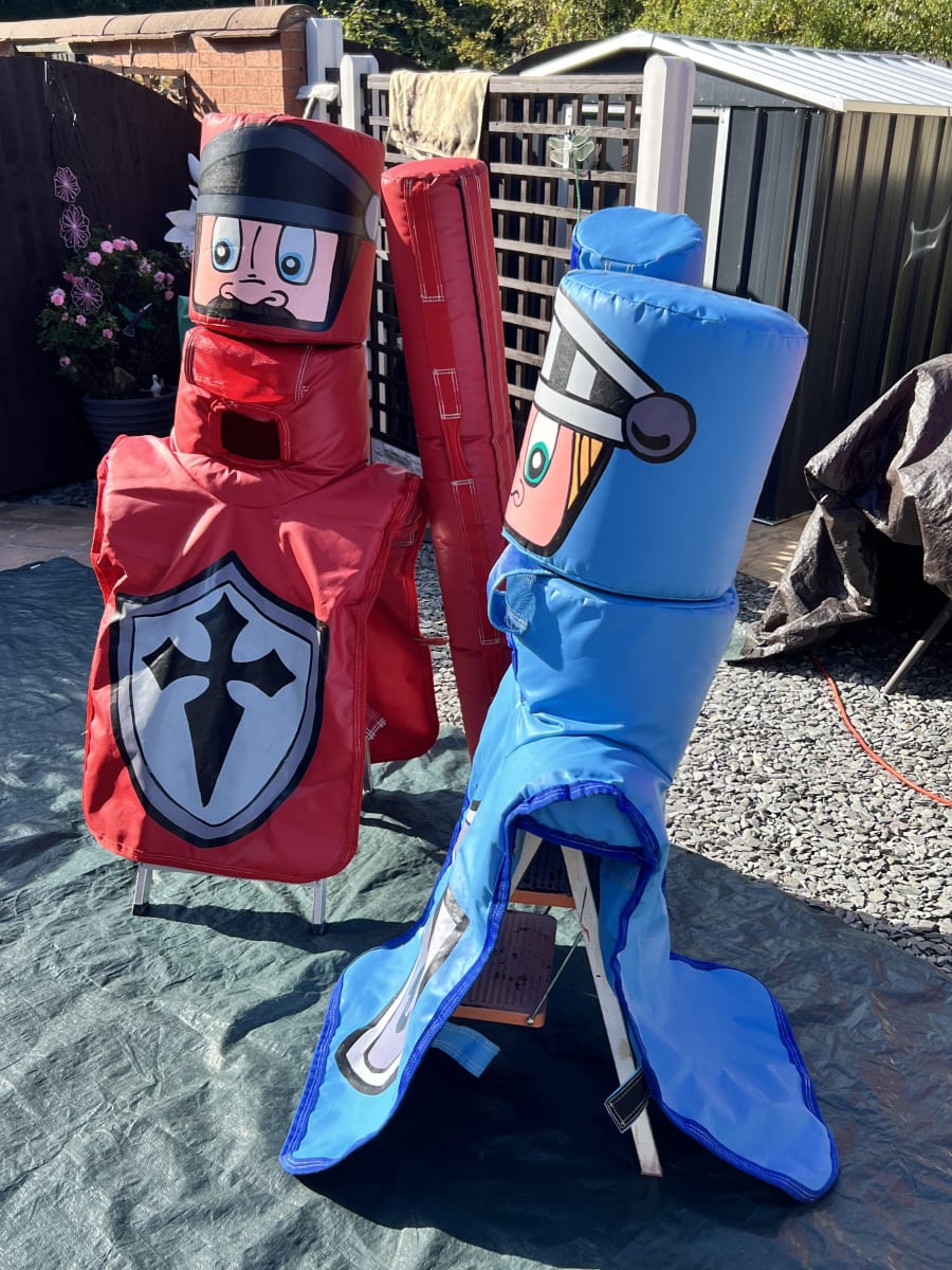 Knights Knock Your Block Off Suits action shot 4