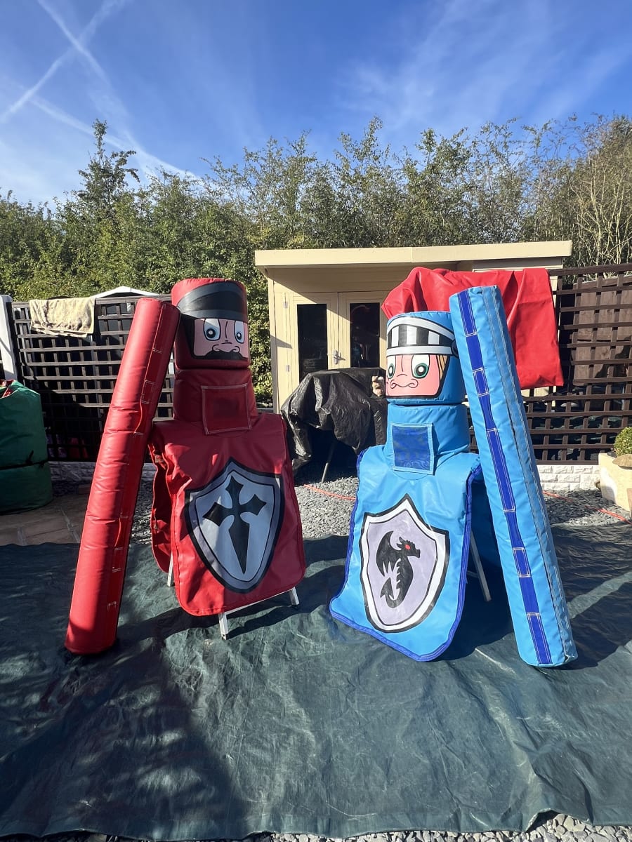 Knights Knock Your Block Off Suits action shot 5