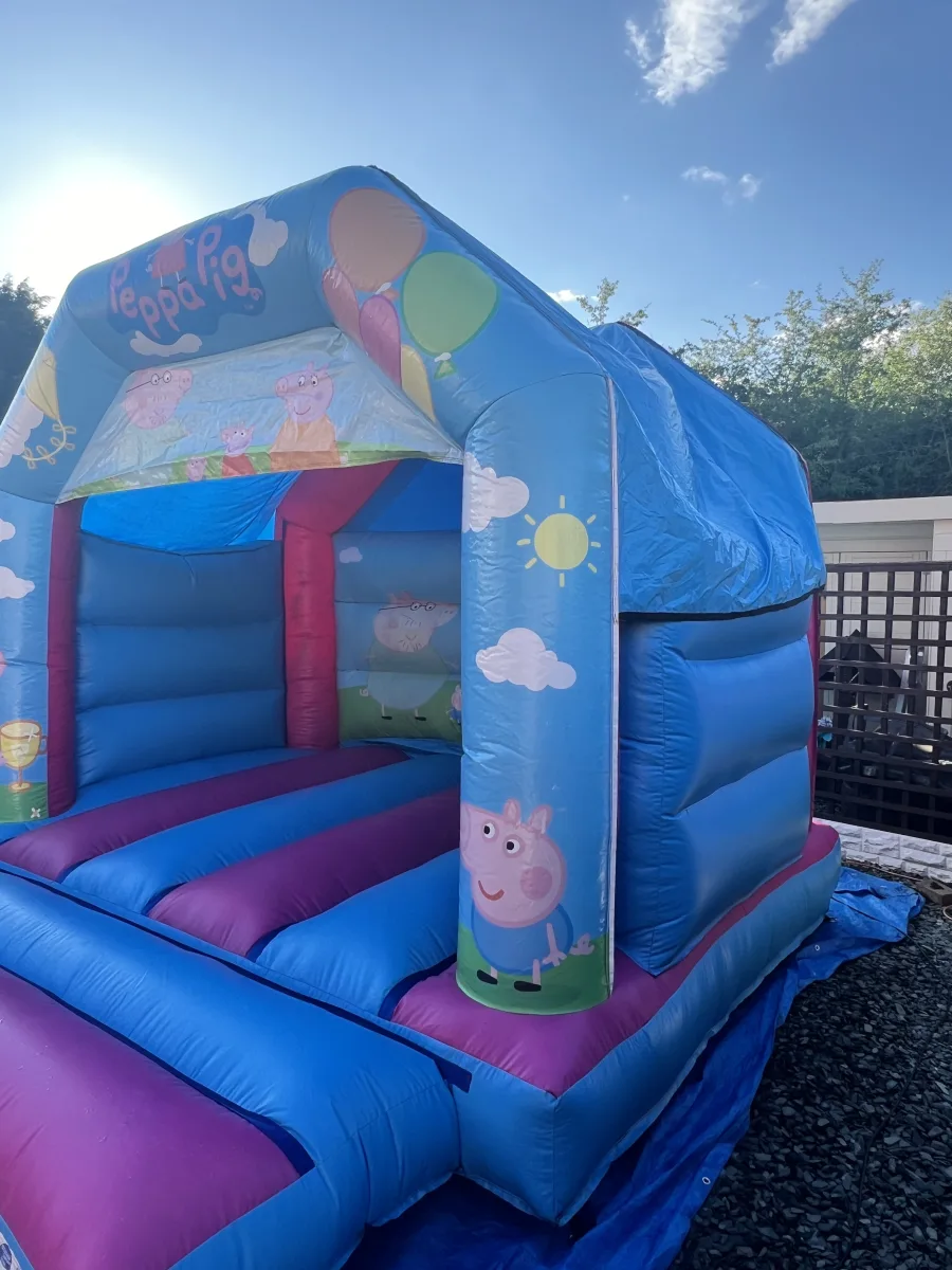 Pig Bouncy Castle action shot 2