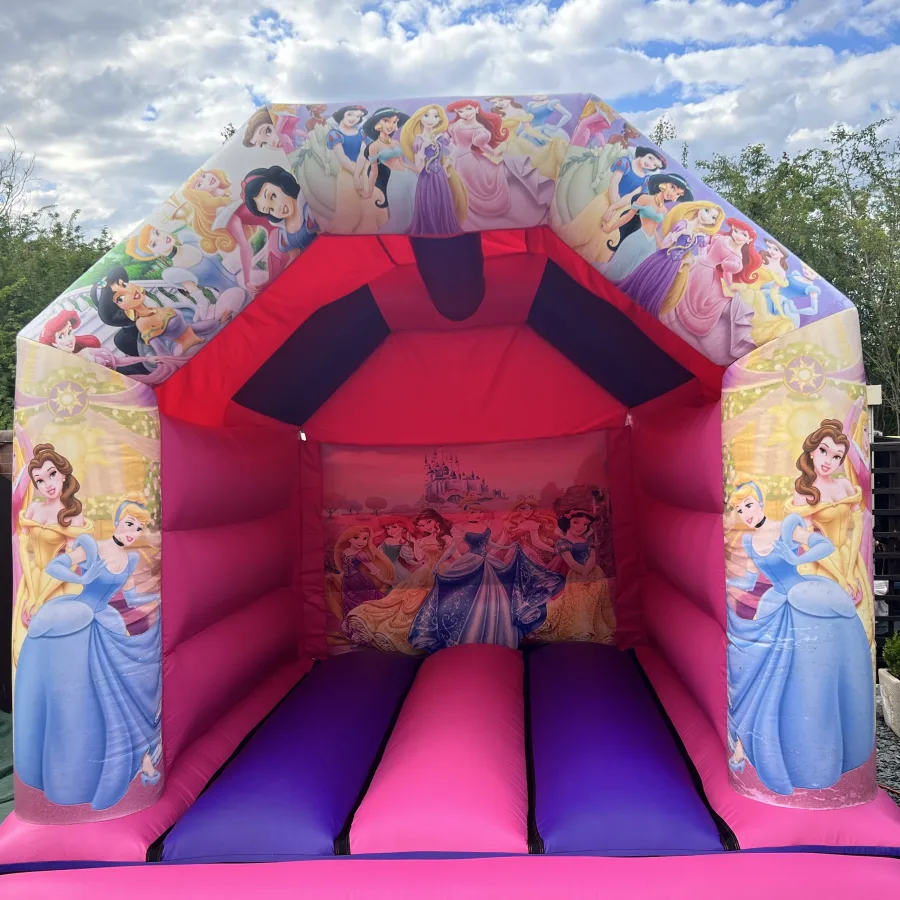 Princess Bouncy Castle action shot 1