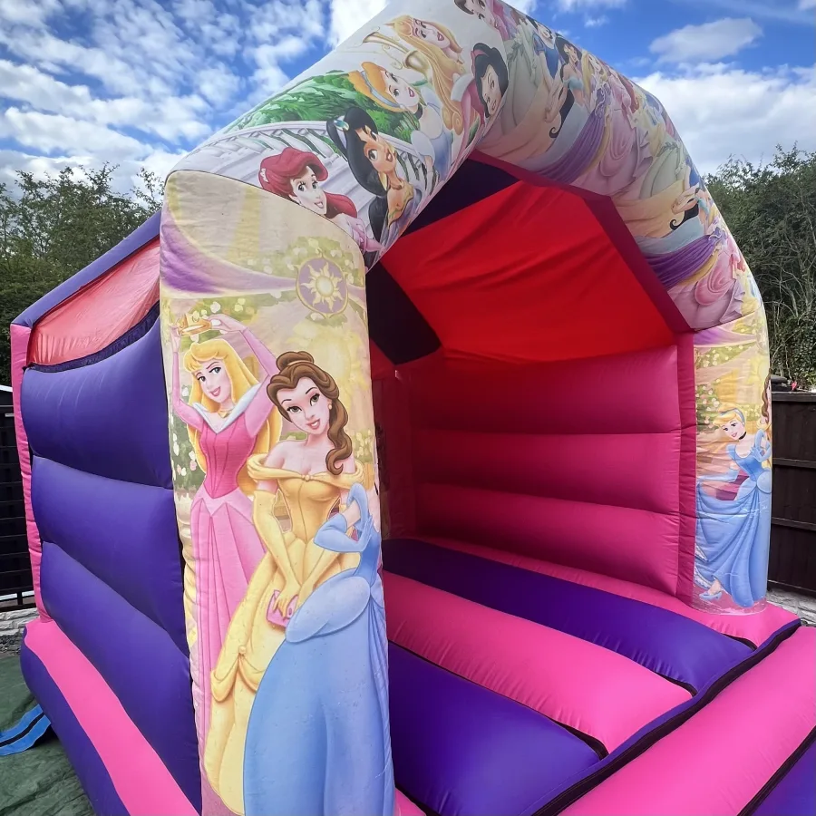 Princess Bouncy Castle action shot 2