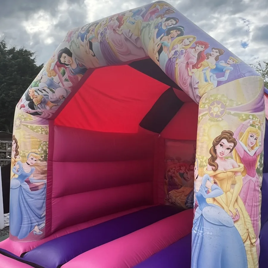 Princess Bouncy Castle action shot 3